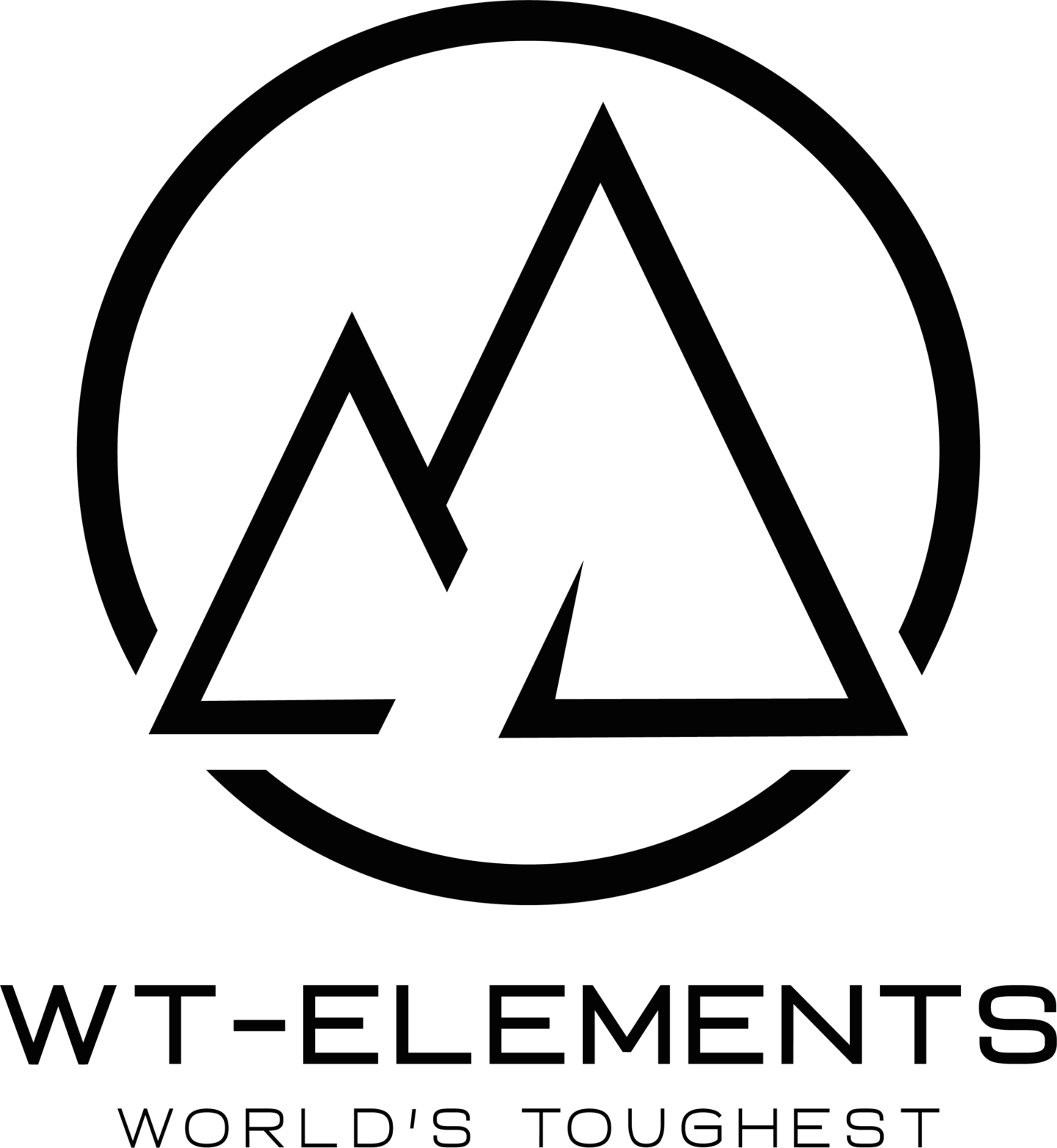 Logo_WTelements_metcirkel_zwart