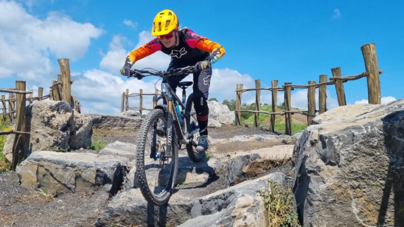 MTB Vliegles In Bikepark Be-MINE Beringen - MissMTB